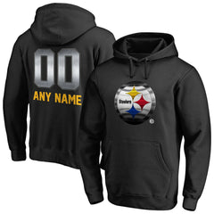 Pittsburgh Steelers  Personalized Midnight Mascot Pullover Hoodie