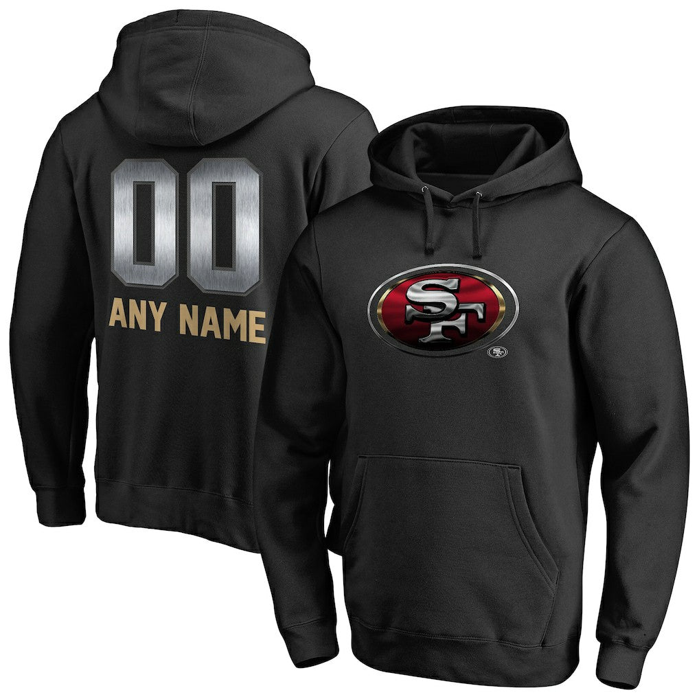 San Francisco 49ers  Personalized Midnight Mascot Pullover Hoodie