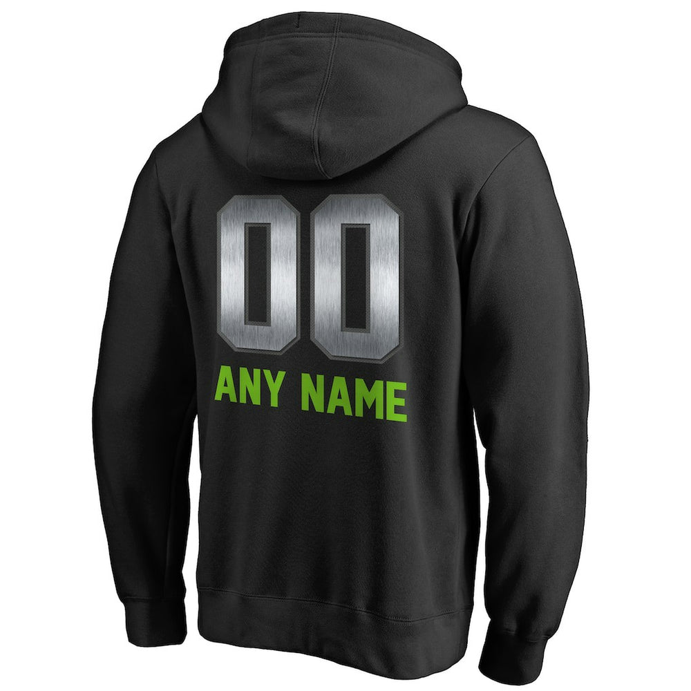 Seattle Seahawks  Personalized Midnight Mascot Pullover Hoodie