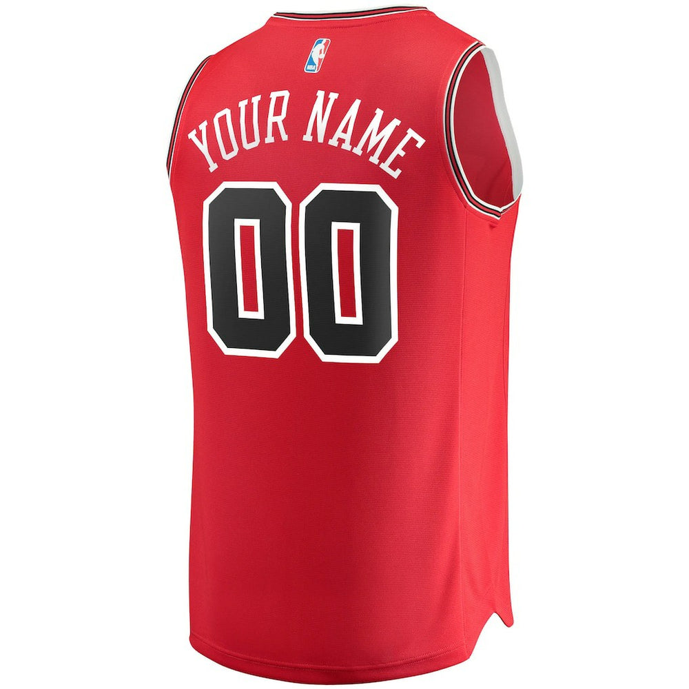 Chicago Bulls Youth Fast Break Custom Replica Jersey Red sale Online
