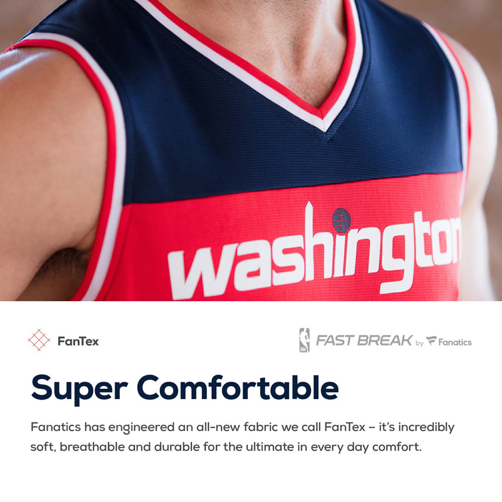 Washington Wizards Youth Fast Break Custom Replica Jersey Red On Sale