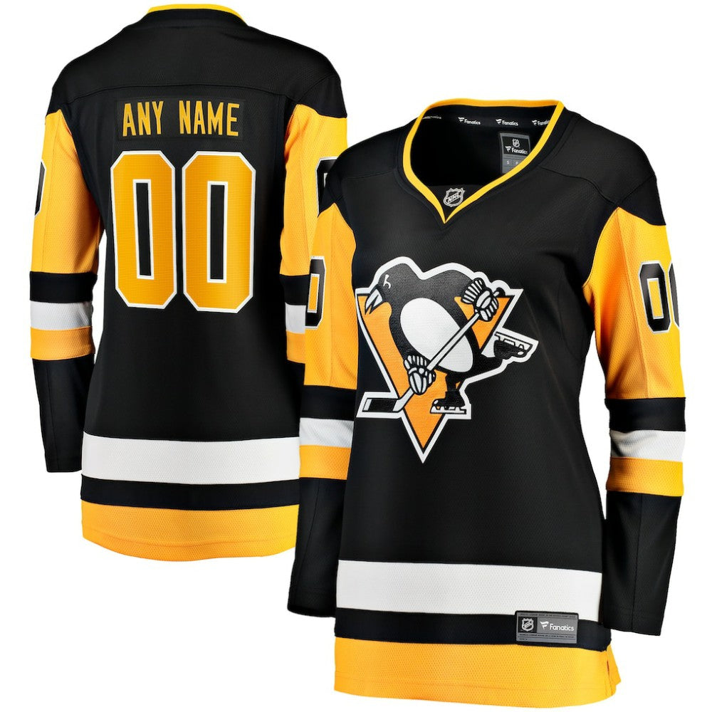 Pittsburgh Penguins Fanatics Women's Home Breakaway Custom Jersey Discount
