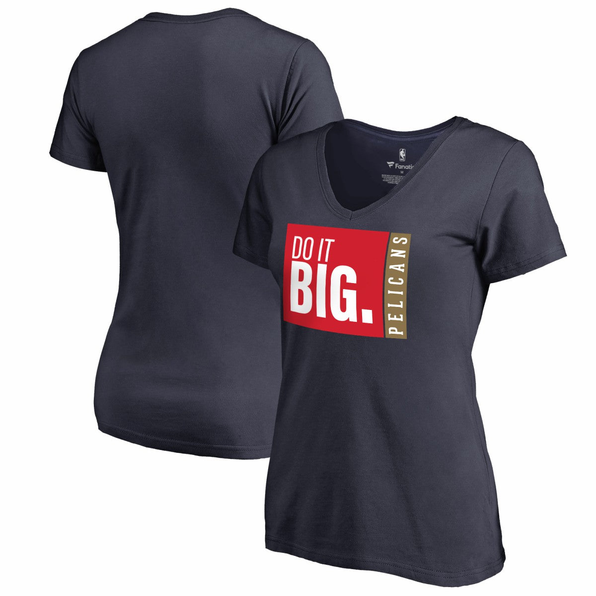 New Orleans Pelicans Women's Do It Big V-Neck T-Shirt New