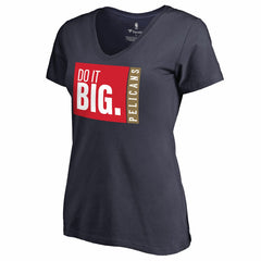 New Orleans Pelicans Women's Do It Big V-Neck T-Shirt New