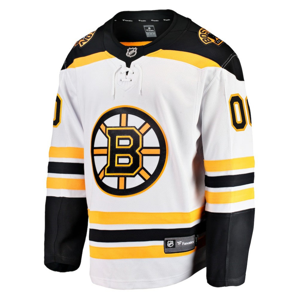 Boston Bruins Fanatics Away Breakaway Custom Jersey Sale