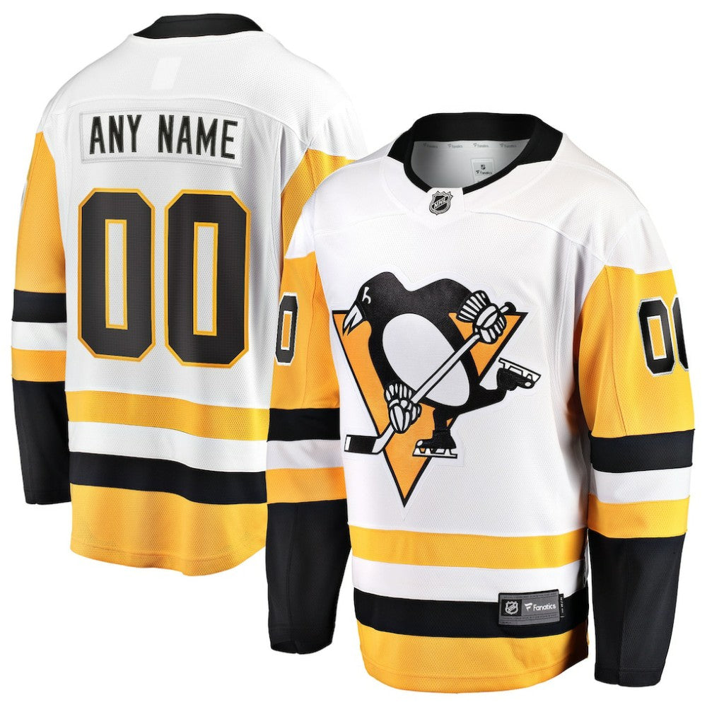 Pittsburgh Penguins Fanatics Away Breakaway Custom Jersey For Sale