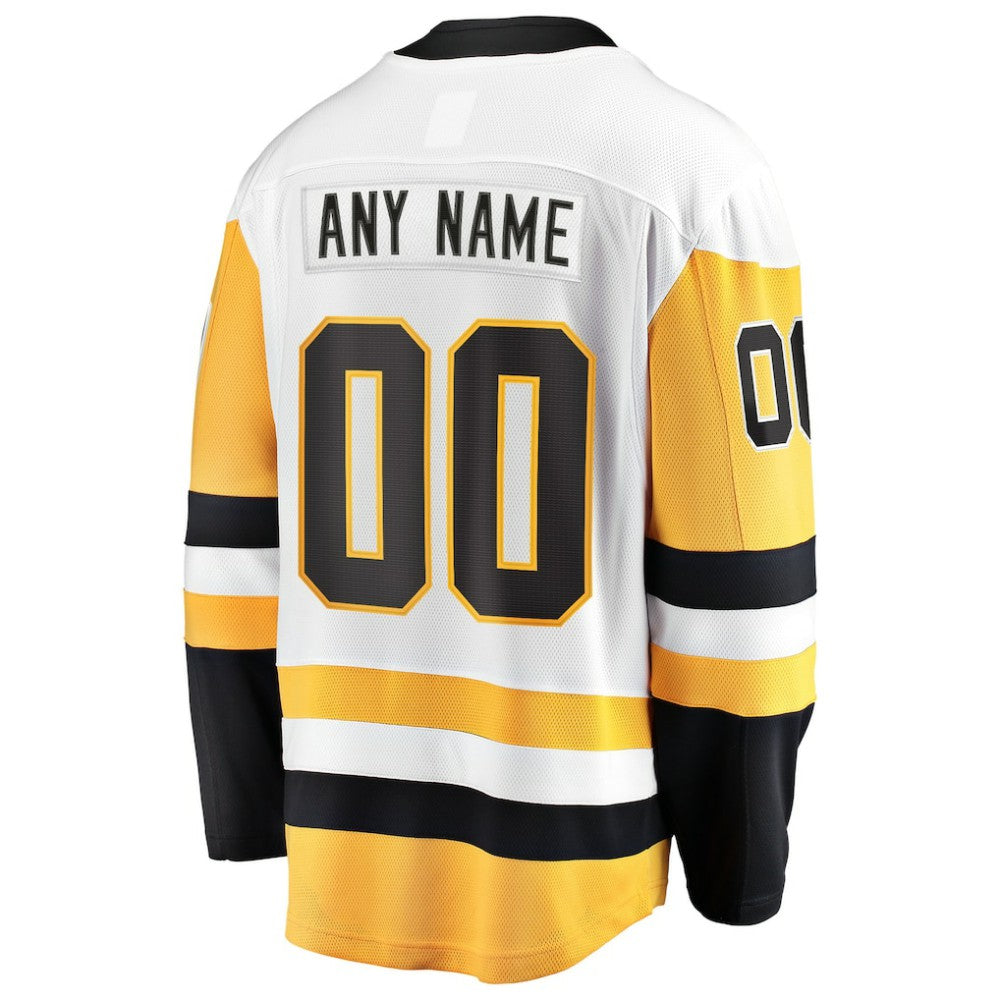 Pittsburgh Penguins Fanatics Away Breakaway Custom Jersey For Sale