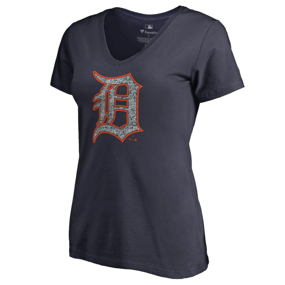 Detroit Tigers Women's Static Logo V-Neck T-Shirt | MLB Outlet