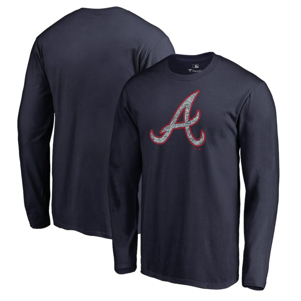 Atlanta Braves Static Logo Long Sleeve T-Shirt | MLB On Sale