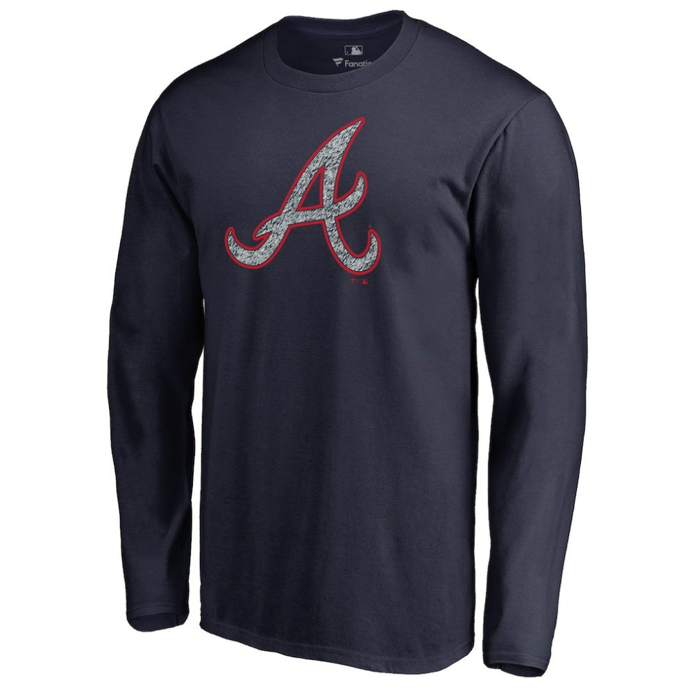 Atlanta Braves Static Logo Long Sleeve T-Shirt | MLB On Sale