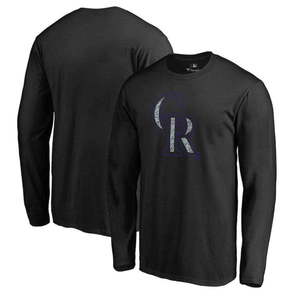 Colorado Rockies Static Logo Long Sleeve T-Shirt | MLB Sale