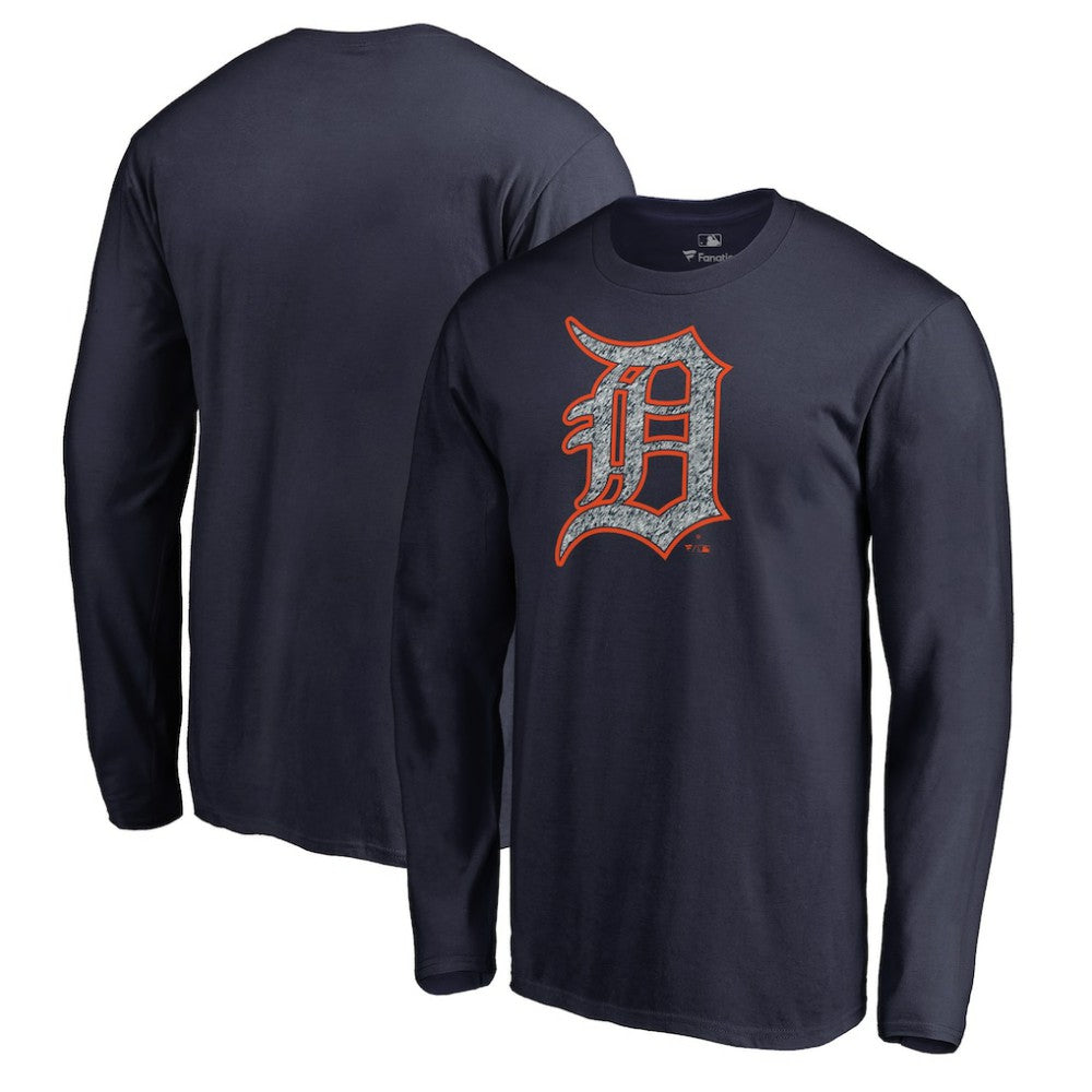 Detroit Tigers Static Logo Long Sleeve T-Shirt | MLB Sale