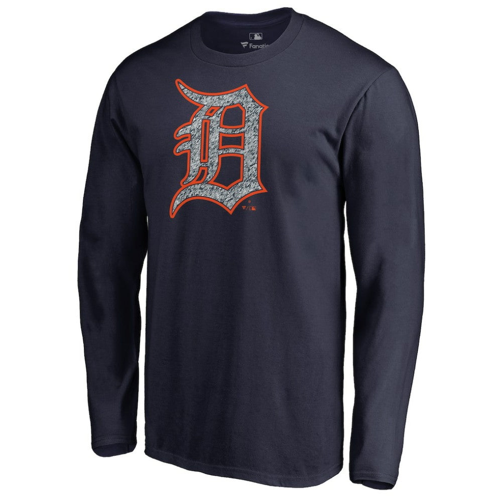 Detroit Tigers Static Logo Long Sleeve T-Shirt | MLB Sale