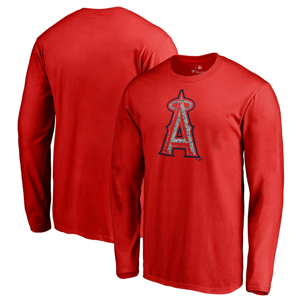 Los Angeles Angels Static Logo Long Sleeve T-Shirt | MLB Discount