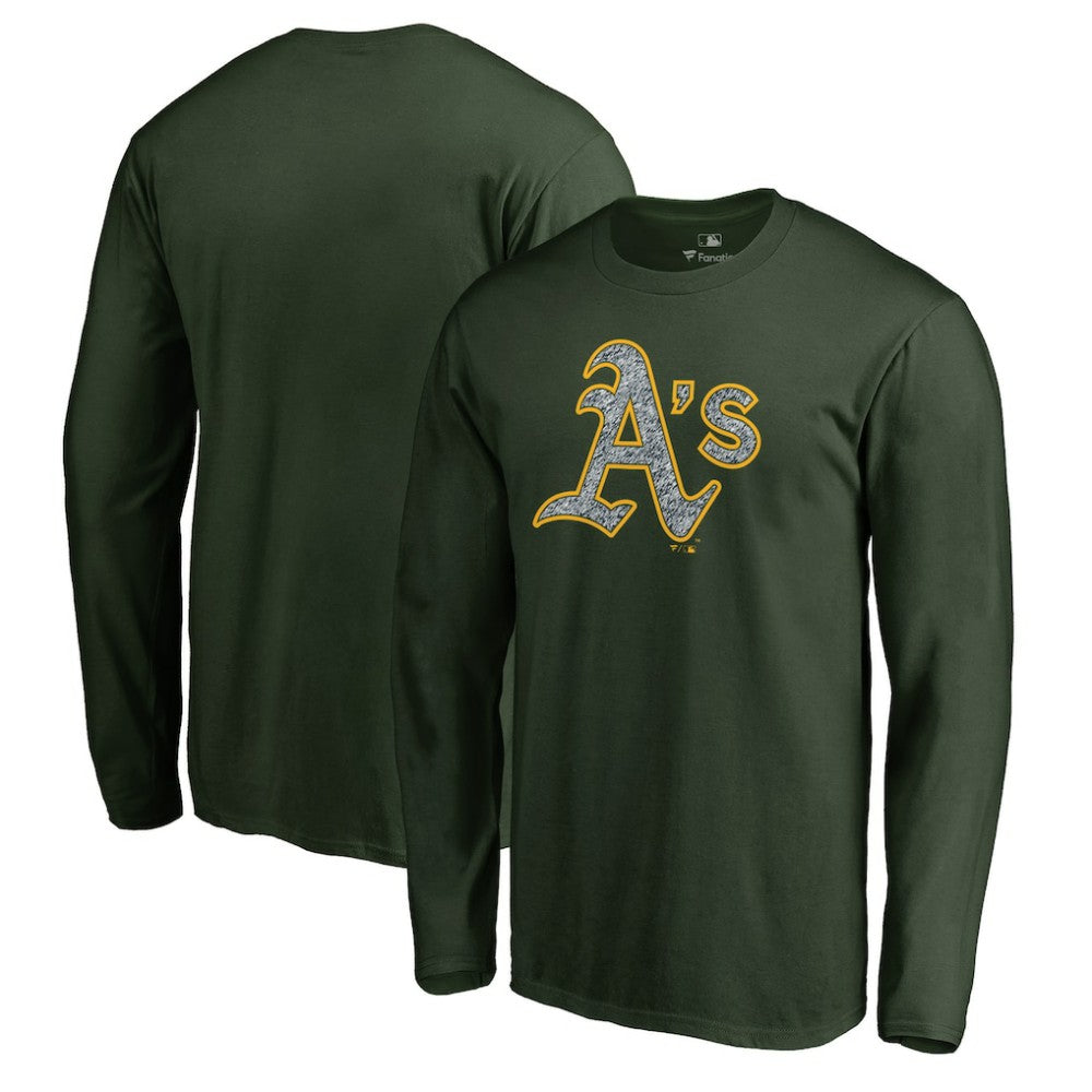 Athletics Static Logo Long Sleeve T-Shirt | MLB Online