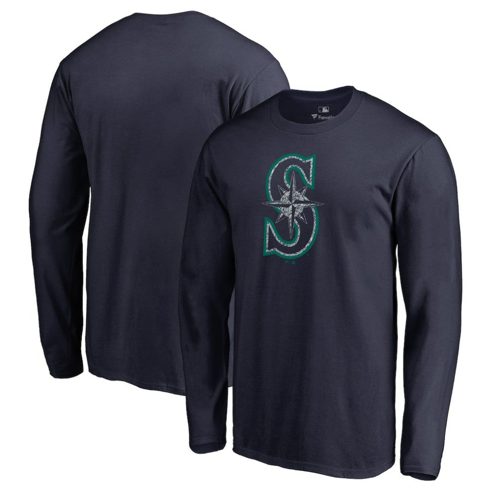 Seattle Mariners Static Logo Long Sleeve T-Shirt | MLB Shop