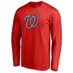 Washington Nationals Static Logo Long Sleeve T-Shirt | MLB Sale
