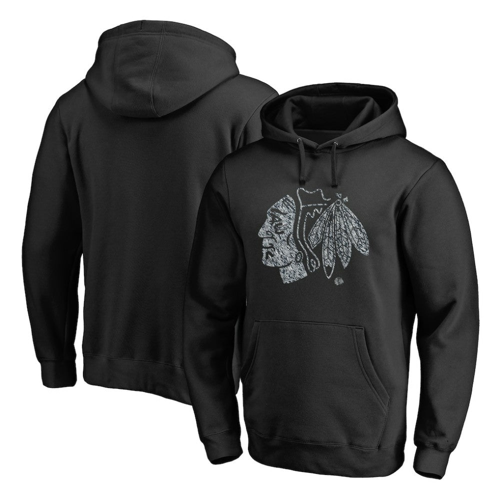 Chicago Blackhawks Static Logo Pullover Hoodie For Sale