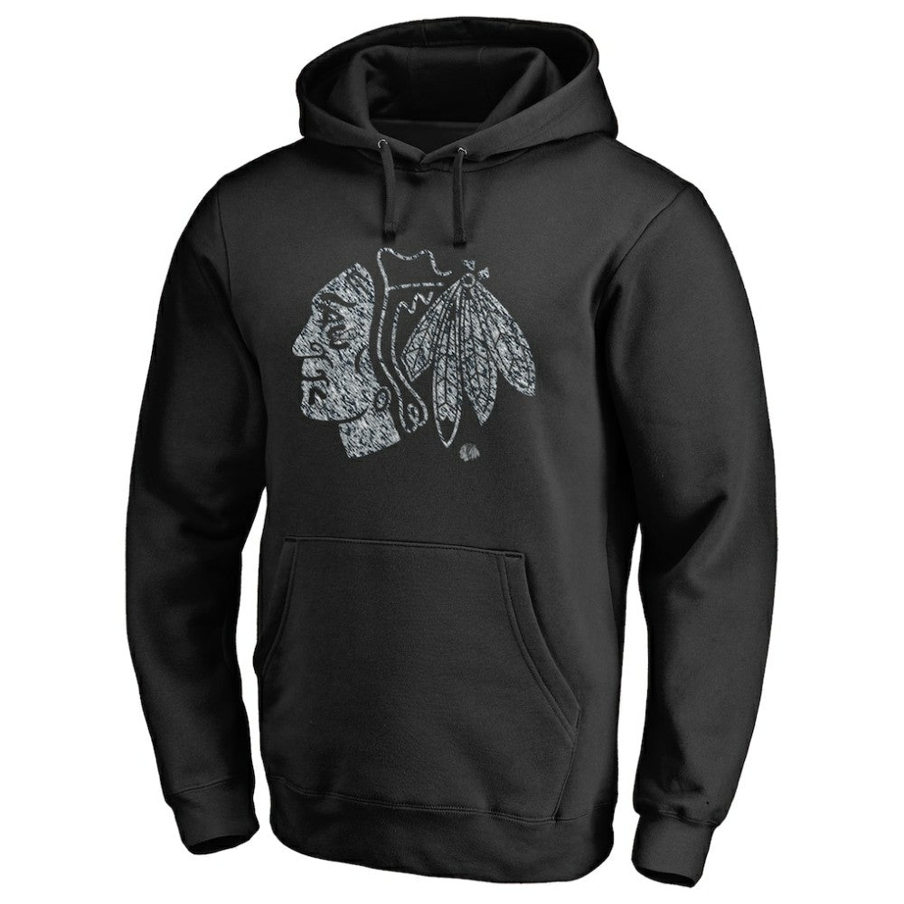Chicago Blackhawks Static Logo Pullover Hoodie For Sale