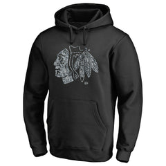 Chicago Blackhawks Static Logo Pullover Hoodie For Sale