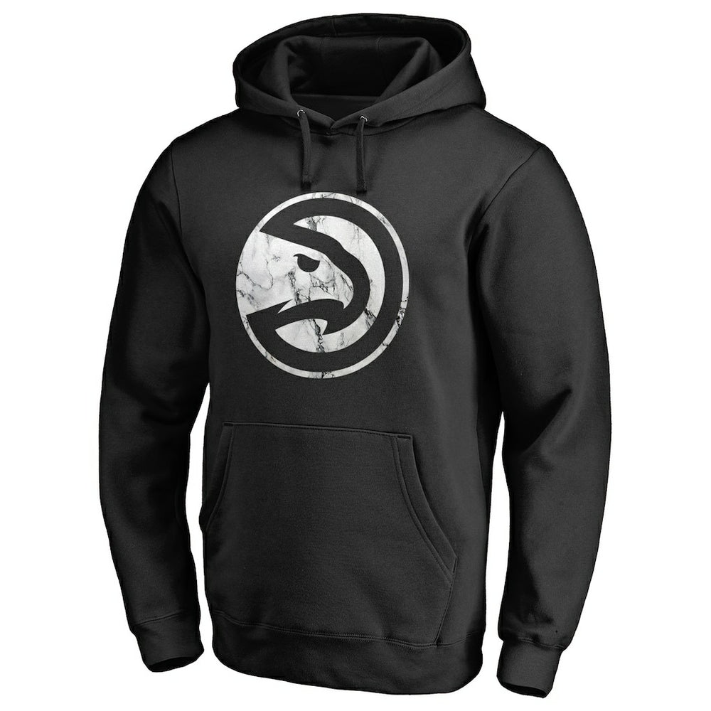 Atlanta Hawks Marble Logo Pullover Hoodie For Sale