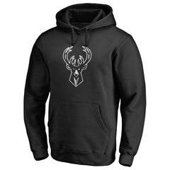 Milwaukee Bucks Marble Logo Pullover Hoodie On Sale