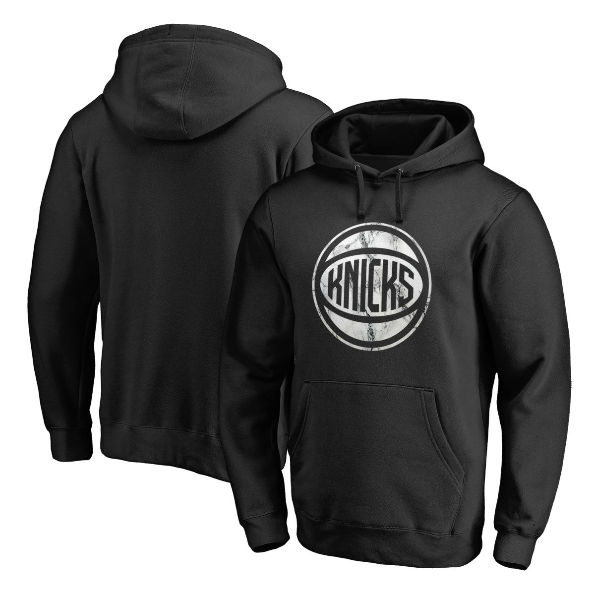 New York Knicks Marble Logo Pullover Hoodie On Sale
