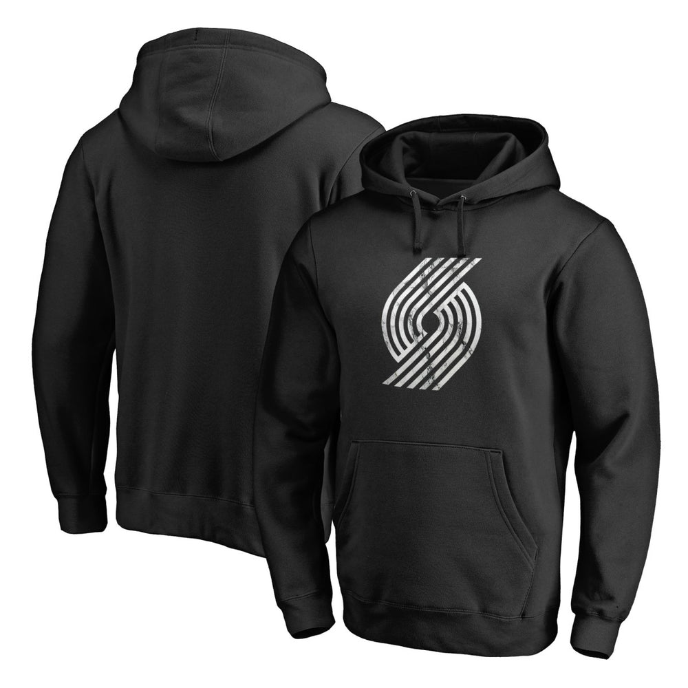 Portland Trail Blazers Marble Logo Pullover Hoodie Discount