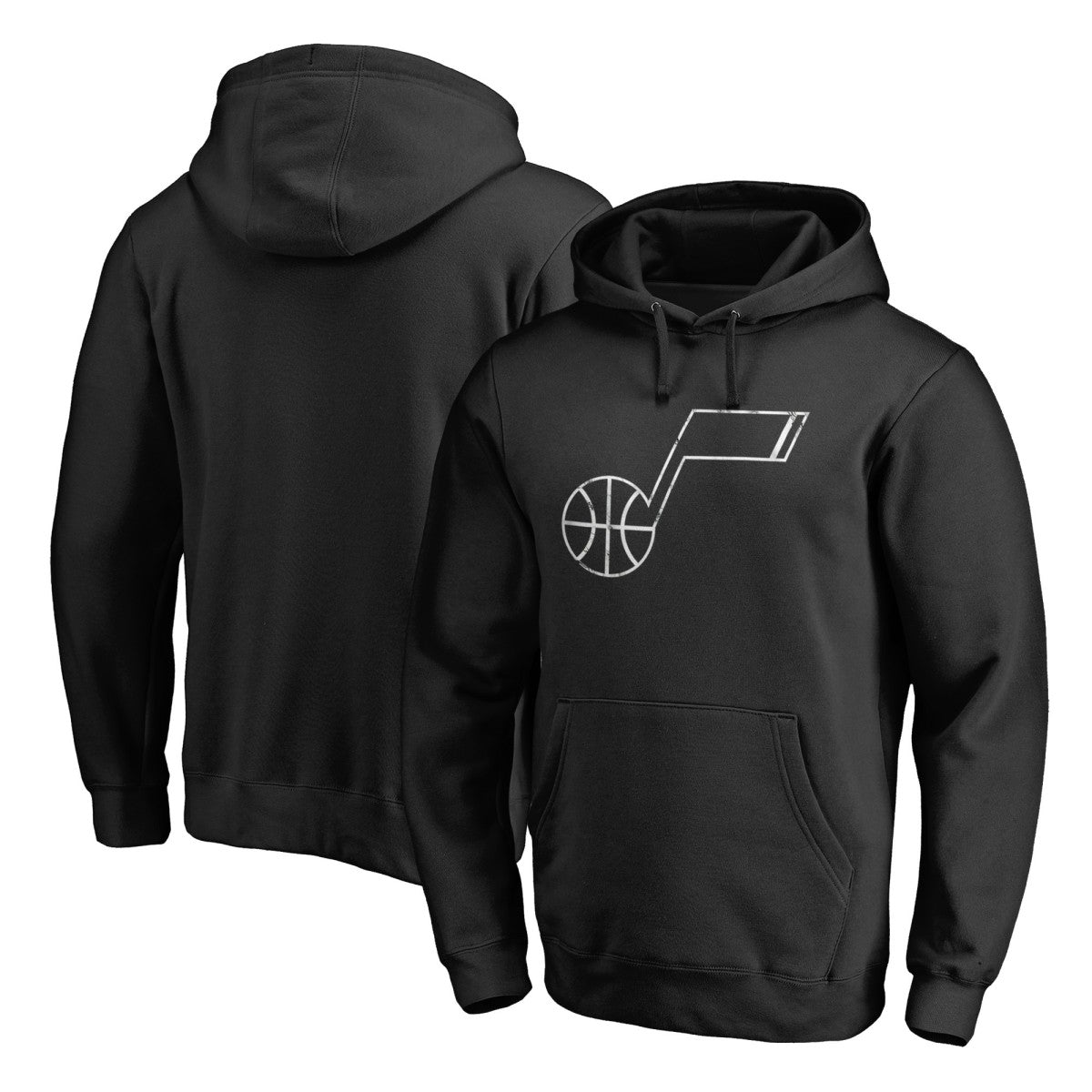 Utah Jazz Marble Logo Pullover Hoodie For Sale