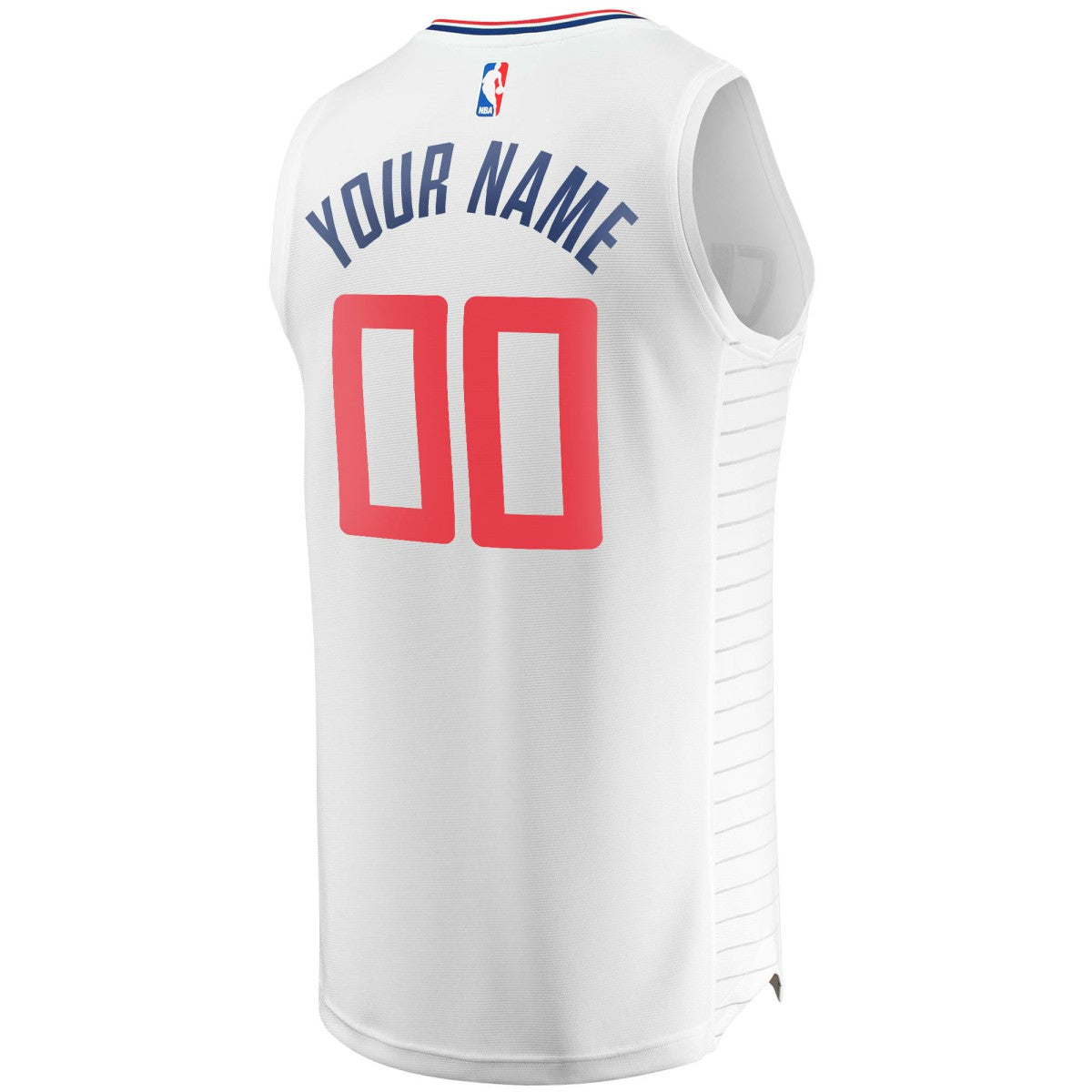 LA Clippers Youth Fast Break Custom Replica Jersey White Online