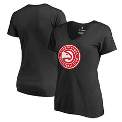 Atlanta Hawks Women's Primary Logo V-Neck T-Shirt Discount
