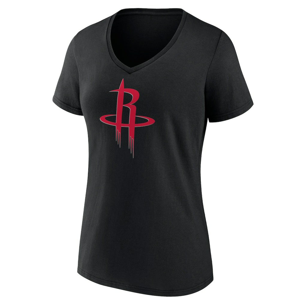 Houston Rockets Women's Primary Logo V-Neck T-Shirt sale Outlet