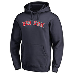 Boston Red Sox Official Wordmark Fitted Pullover Hoodie | MLB Discount