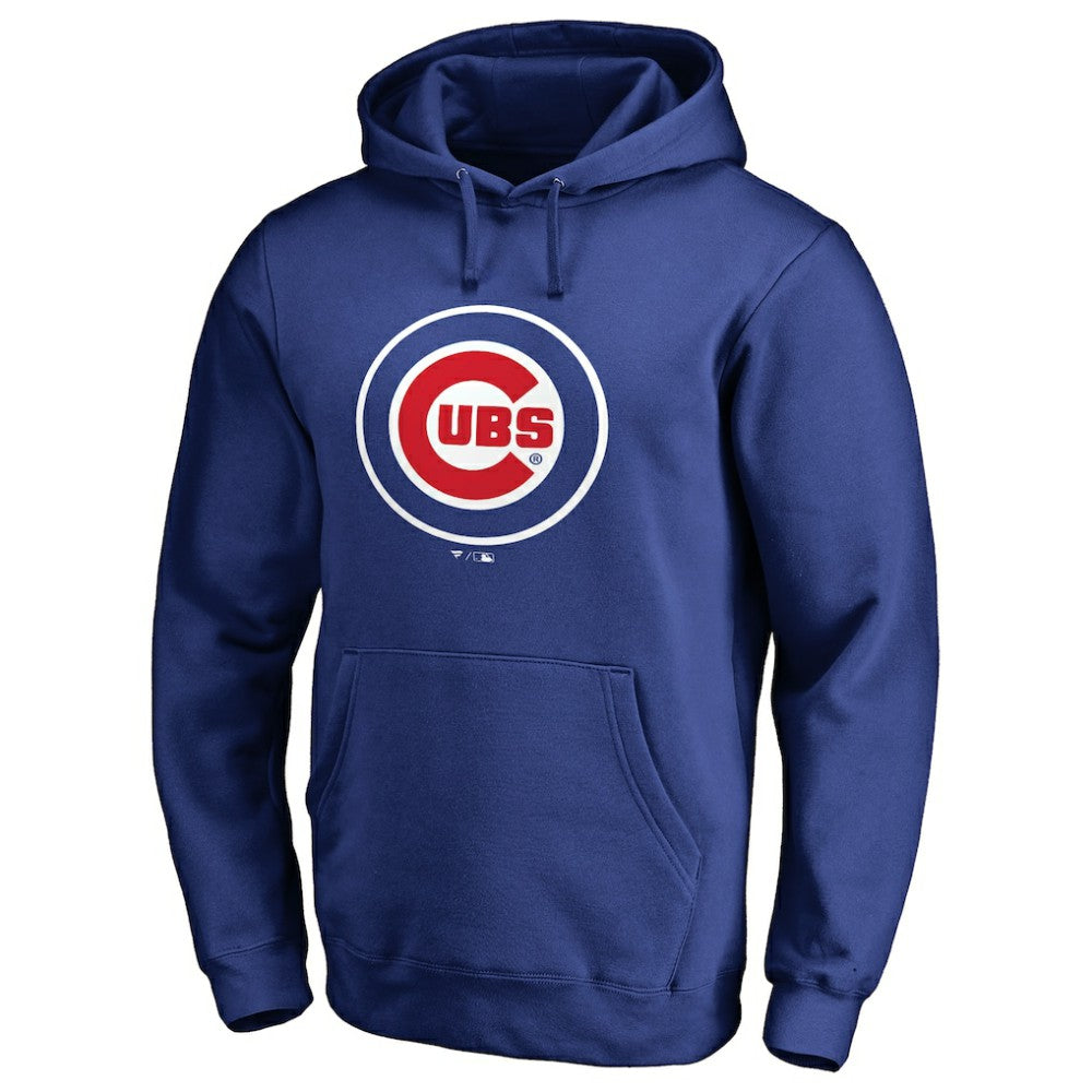 Chicago Cubs Official Wordmark Fitted Pullover Hoodie | MLB On Sale