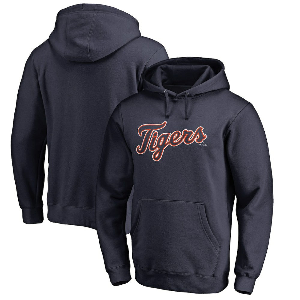 Detroit Tigers Official Wordmark Fitted Pullover Hoodie | MLB Near me