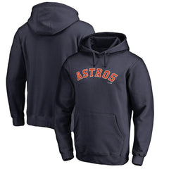 Houston Astros Official Wordmark Fitted Pullover Hoodie | MLB US