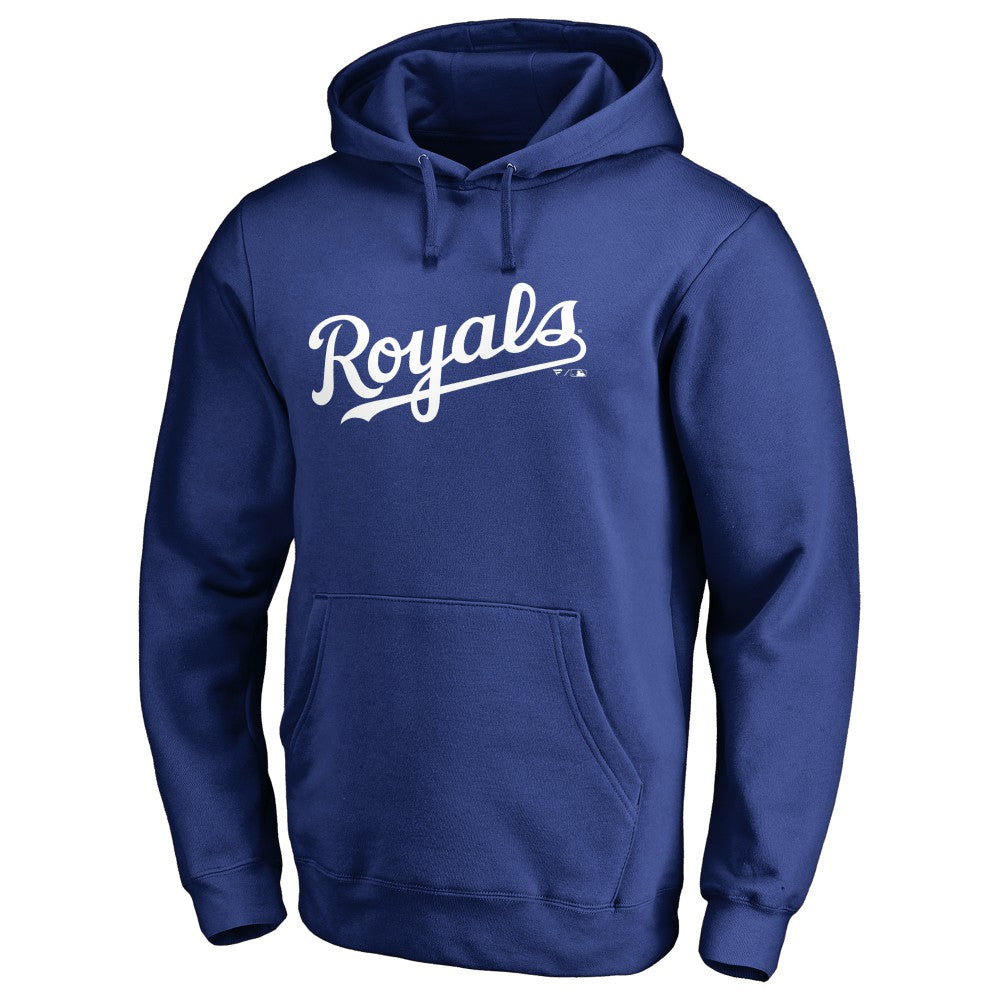 Kansas City Royals Official Wordmark Fitted Pullover Hoodie | MLB Sale