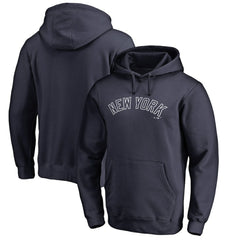 New York Yankees Official Wordmark Fitted Pullover Hoodie | MLB Shop