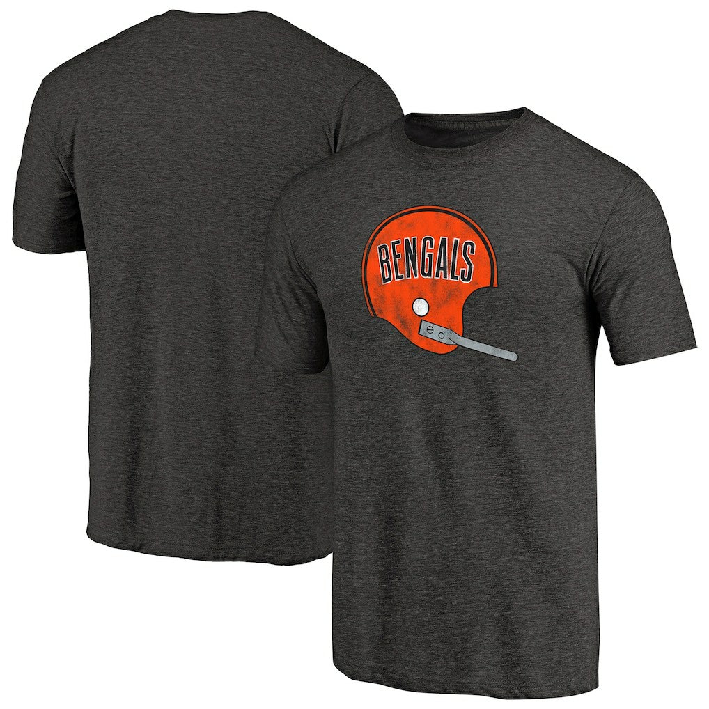 Cincinnati Bengals  Throwback Logo Tri-Blend T-Shirt