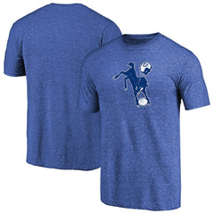 Indianapolis Colts  Throwback Logo Tri-Blend T-Shirt