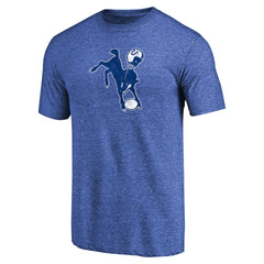 Indianapolis Colts  Throwback Logo Tri-Blend T-Shirt