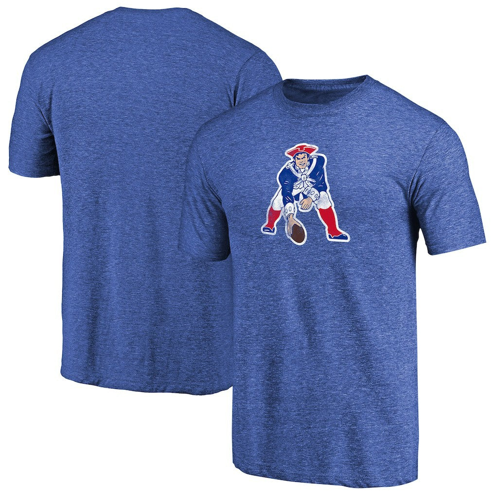 New England Patriots  Throwback Logo Tri-Blend II T-Shirt