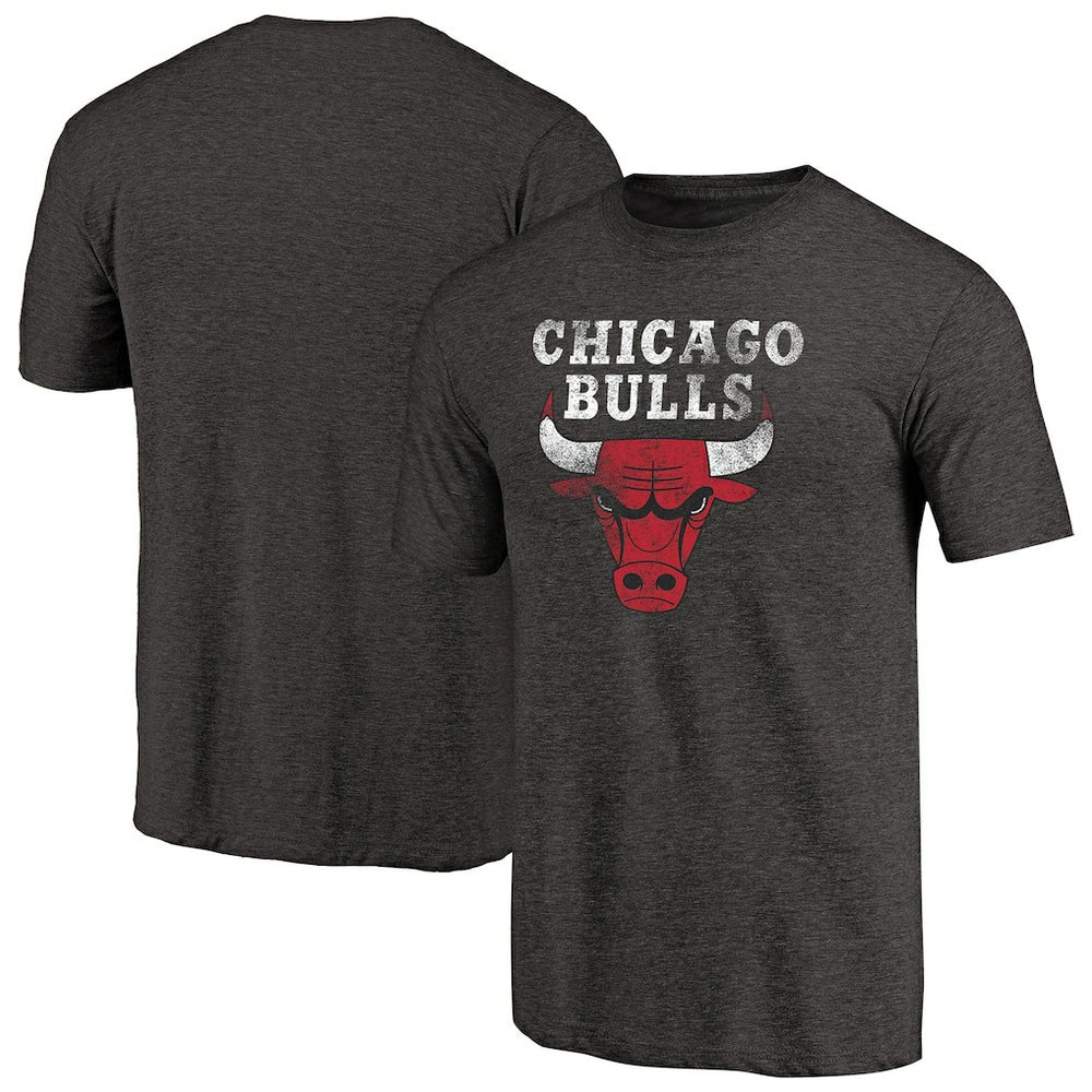 Chicago Bulls Distressed Logo Tri-Blend T-Shirt sale On Sale