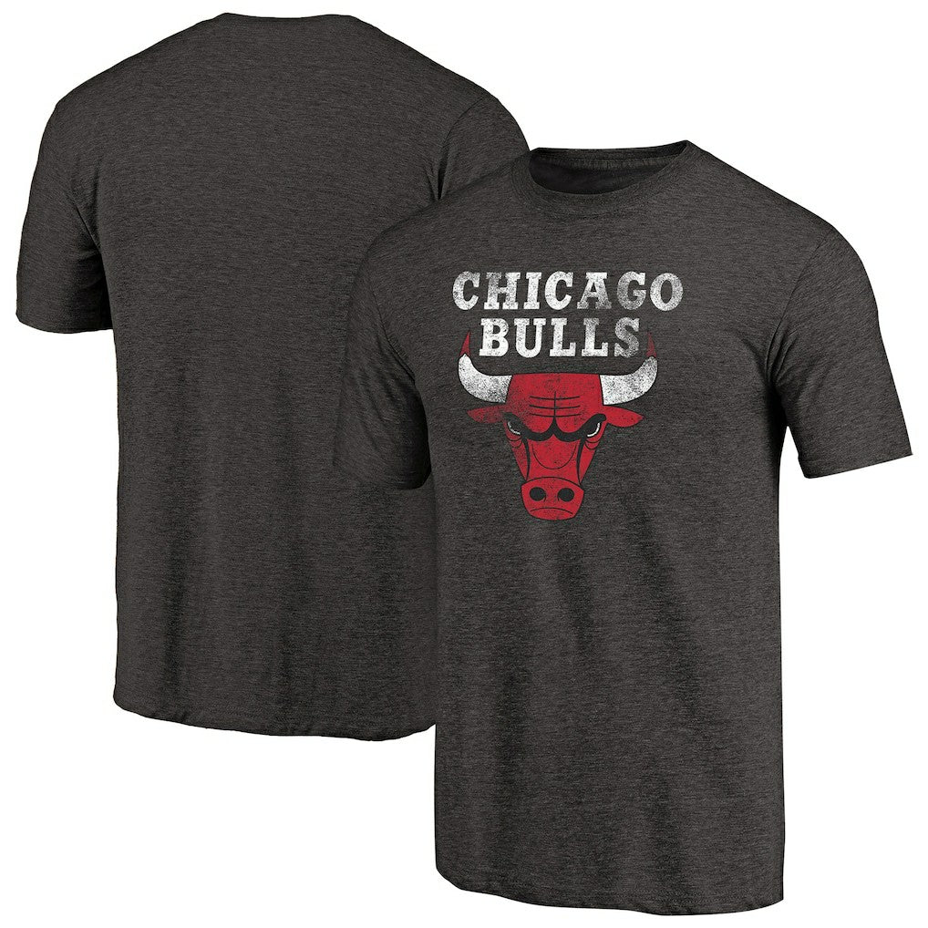 Chicago Bulls Distressed Logo Tri-Blend T-Shirt sale On Sale