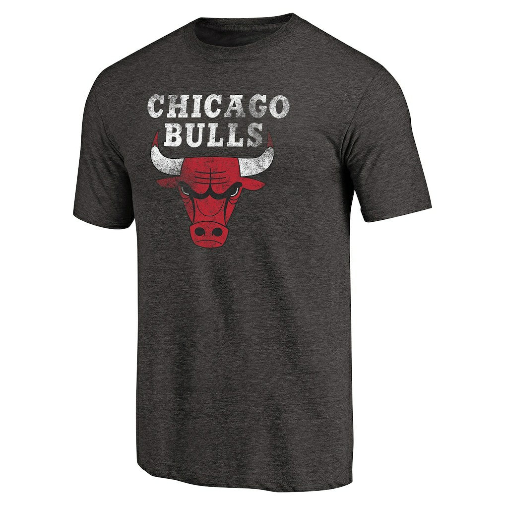Chicago Bulls Distressed Logo Tri-Blend T-Shirt sale On Sale