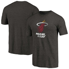 Miami Heat Distressed Logo Tri-Blend T-Shirt Discount