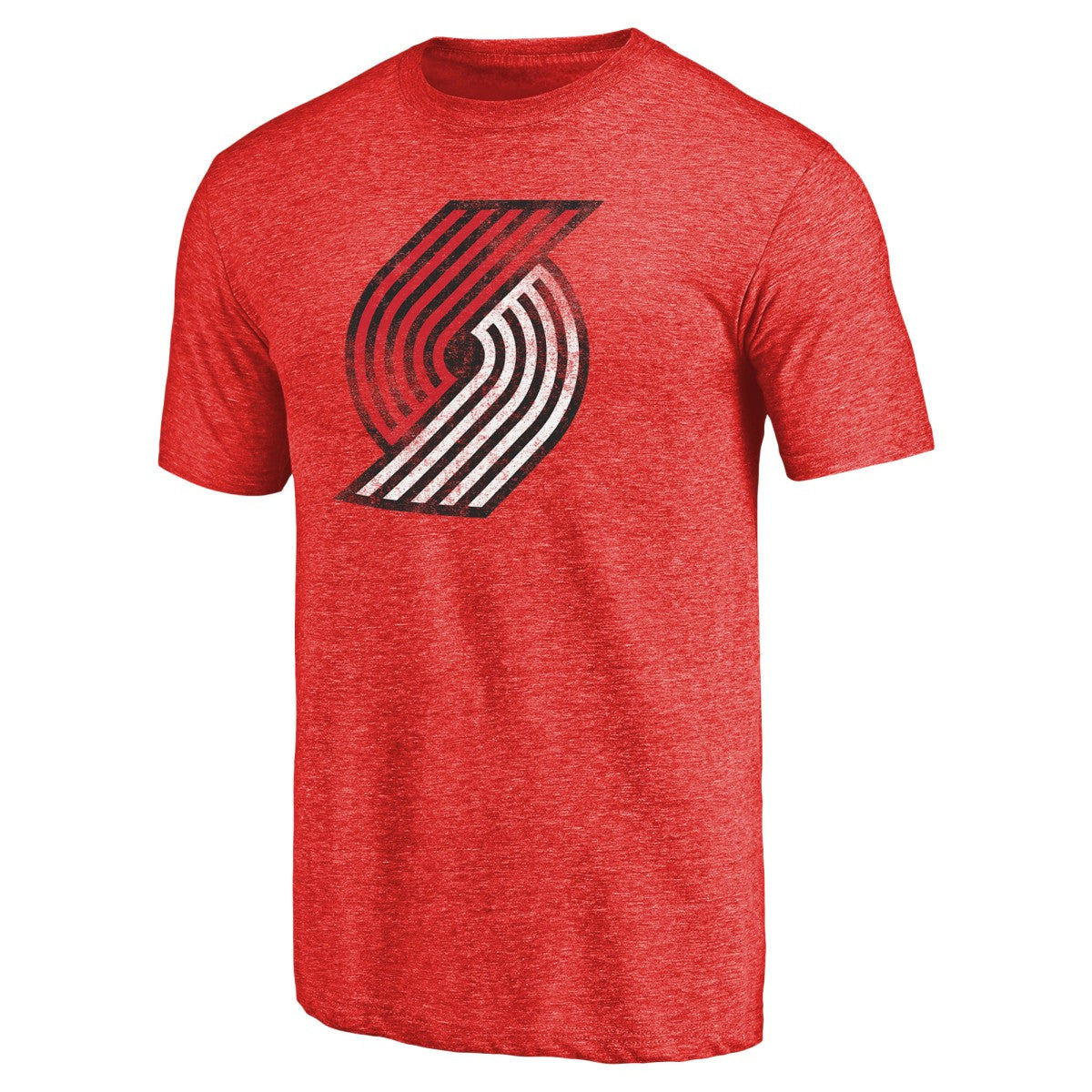 Portland Trail Blazers Distressed Logo Tri-Blend T-Shirt Online