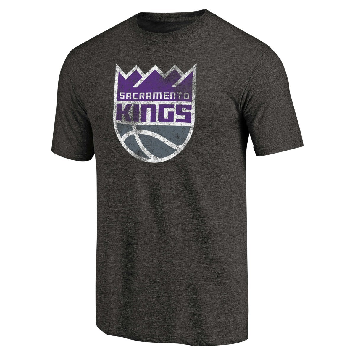 Sacramento Kings Distressed Logo Tri-Blend T-Shirt Online