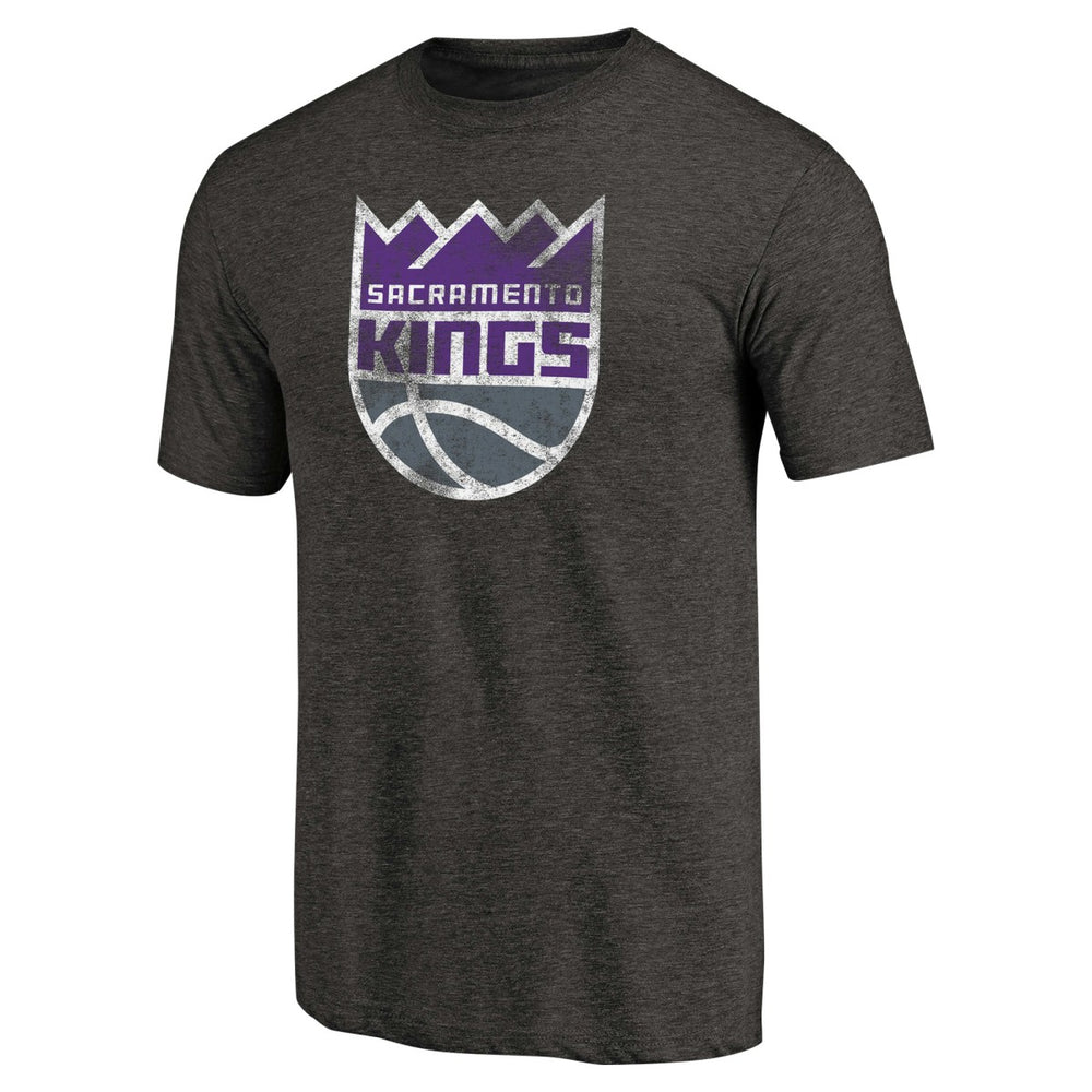 Sacramento Kings Distressed Logo Tri-Blend T-Shirt Online