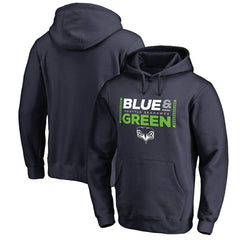 Seattle Seahawks  Alternate Team Logo Gear Blue & Green Pullover Hoodie
